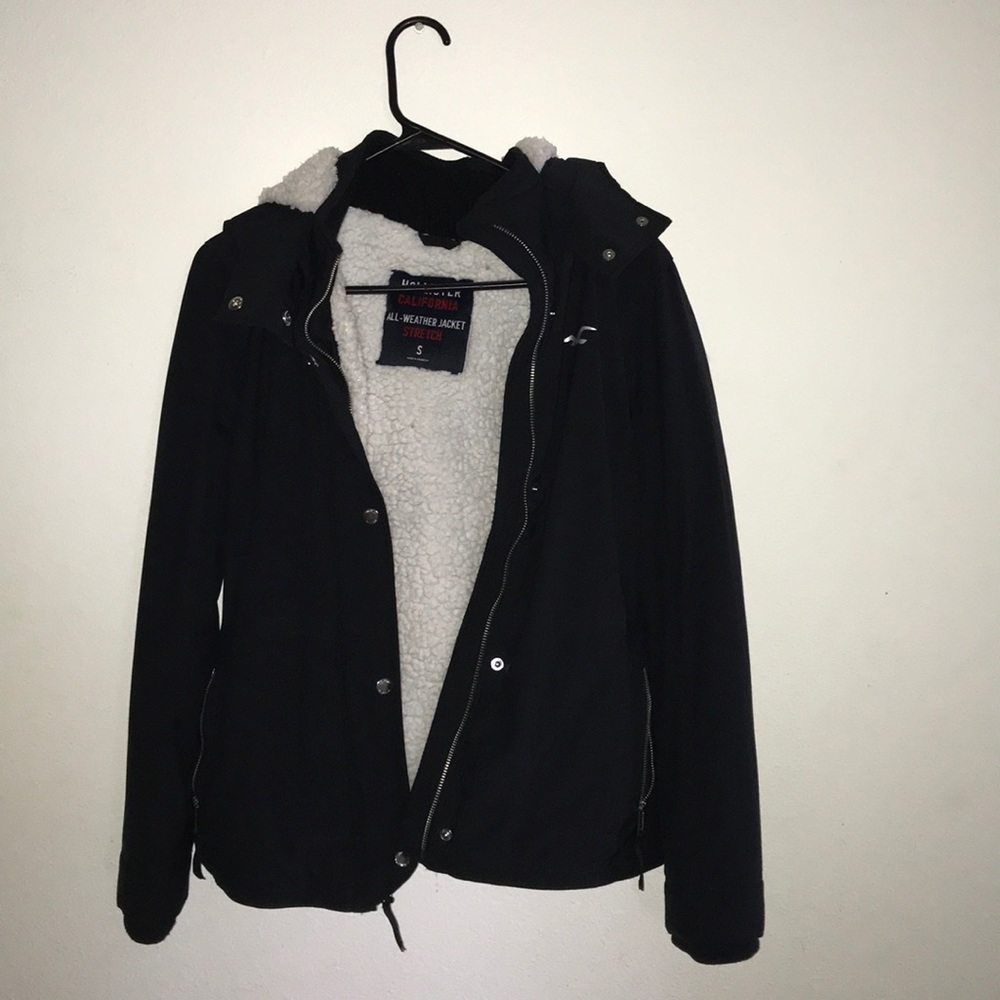 Hollister black All-Weather Jacket